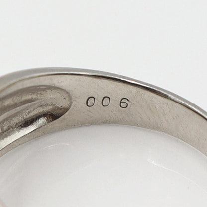 Pt850/K18ダイヤリング　D0.06ct　リングサイズ13号　重量5.70ｇ(石の重量含む)　(中古)