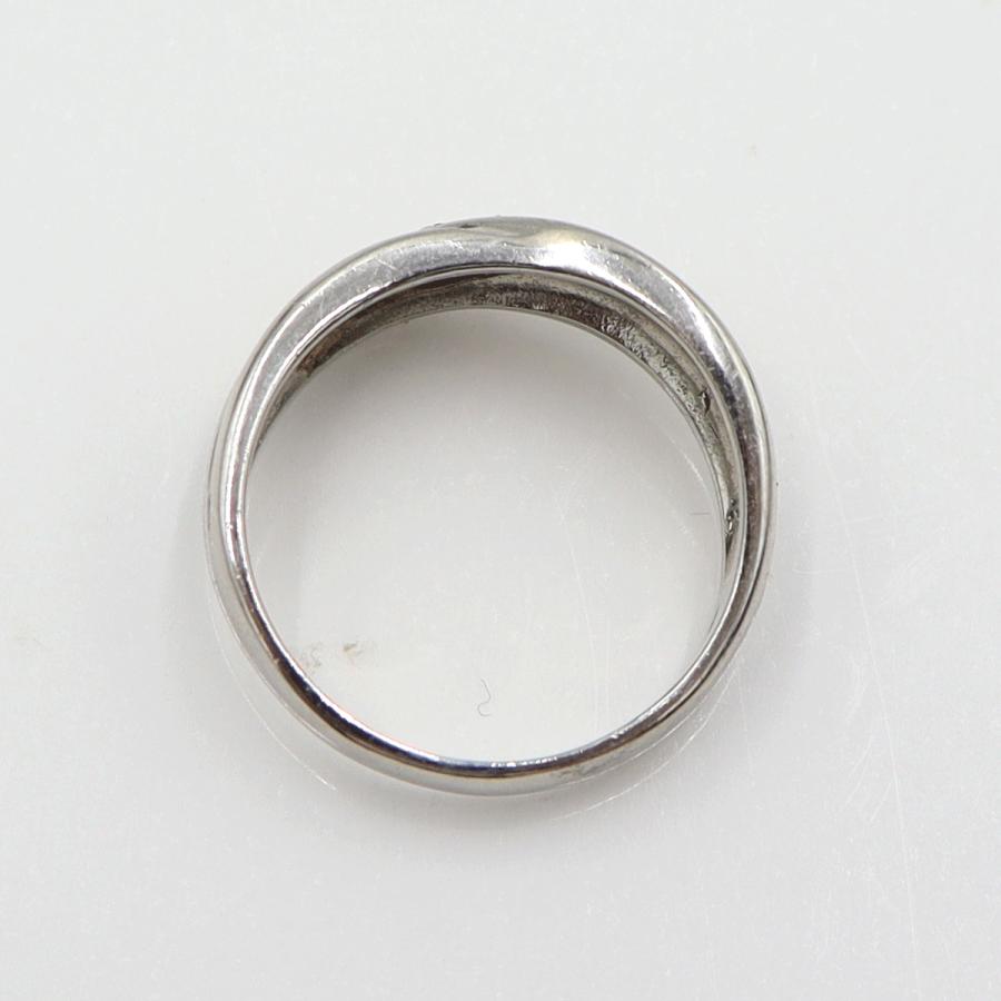 Pt850/K18ダイヤリング　D0.06ct　リングサイズ13号　重量5.70ｇ(石の重量含む)　(中古)