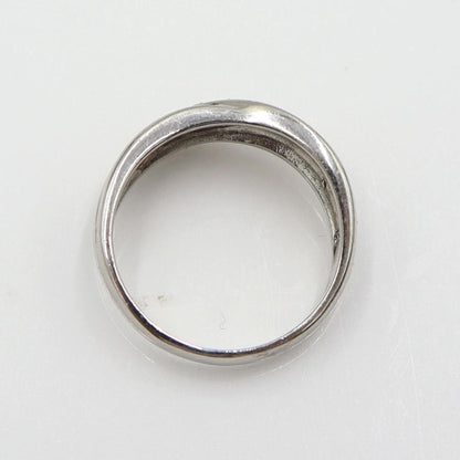 Pt850/K18ダイヤリング　D0.06ct　リングサイズ13号　重量5.70ｇ(石の重量含む)　(中古)