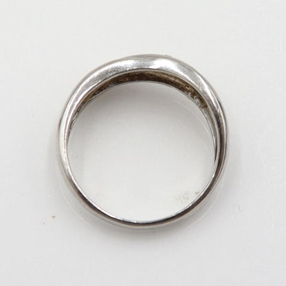 Pt850/K18ダイヤリング　D0.06ct　リングサイズ13号　重量5.70ｇ(石の重量含む)　(中古)