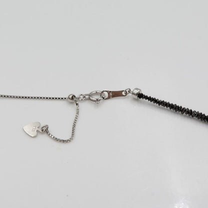 K18WGブラックダイヤモンドネックレス　BD20.00ct　ネックレス長さ：最大約44cm　重量5.30ｇ(石の重量含む)　レディース（中古）