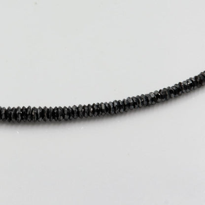 K18WGブラックダイヤモンドネックレス　BD20.00ct　ネックレス長さ：最大約44cm　重量5.30ｇ(石の重量含む)　レディース（中古）