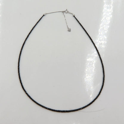 K18WGブラックダイヤモンドネックレス　BD20.00ct　ネックレス長さ：最大約44cm　重量5.30ｇ(石の重量含む)　レディース（中古）