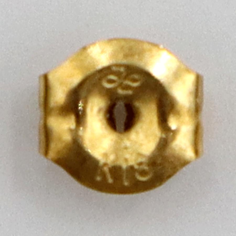 K18サファイアピアス　S0.51ct　0.52ct　重量3.72ｇ(両耳合計・石の重量含む)　（中古）