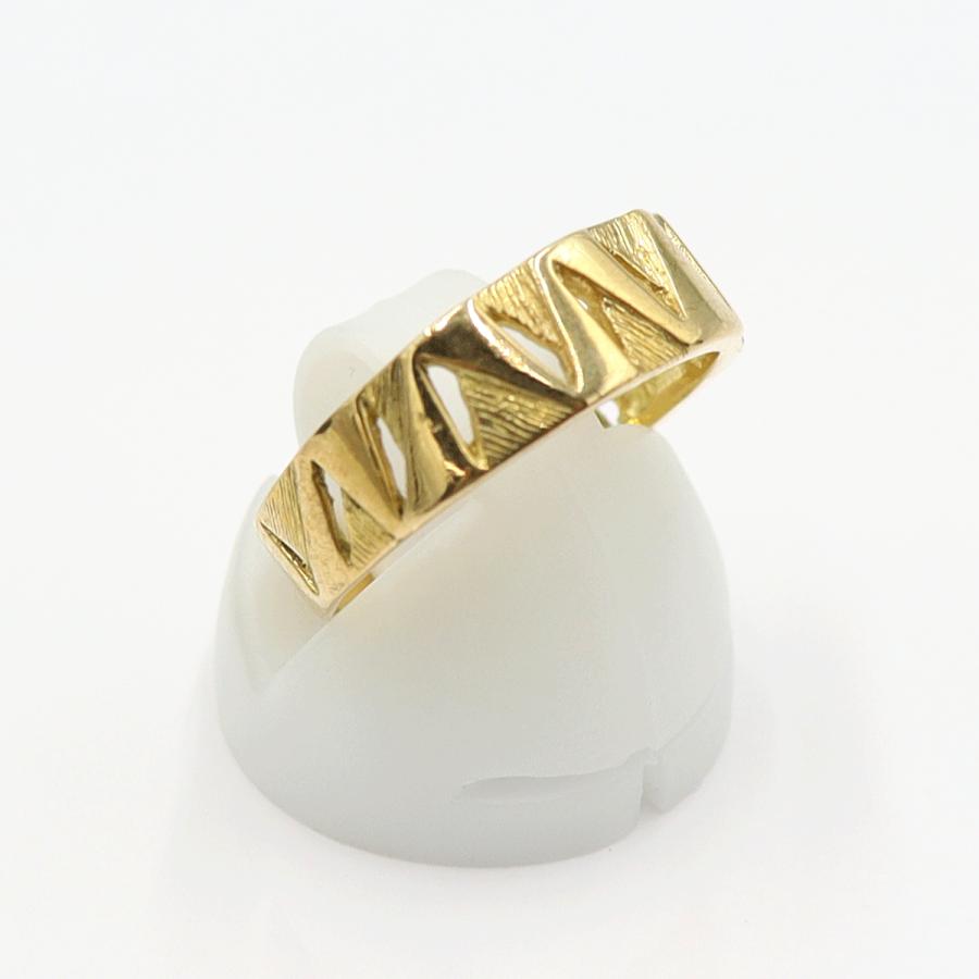 K18デザインリング　リングサイズ13号　重量3.57ｇ　レディース(中古)