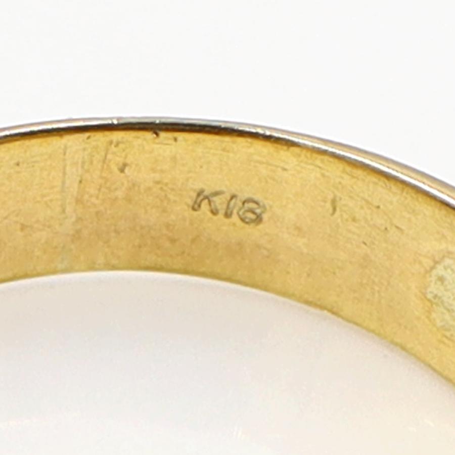 K18デザインリング　リングサイズ13号　重量3.57ｇ　レディース(中古)