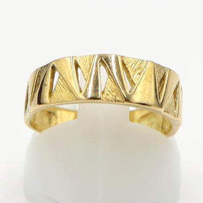 K18デザインリング　リングサイズ13号　重量3.57ｇ　レディース(中古)