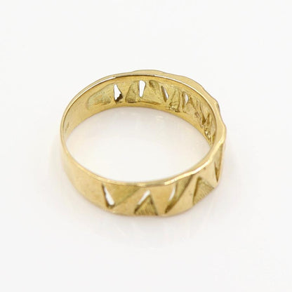 K18デザインリング　リングサイズ13号　重量3.57ｇ　レディース(中古)