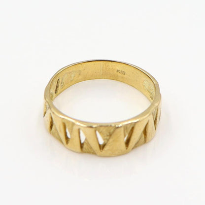 K18デザインリング　リングサイズ13号　重量3.57ｇ　レディース(中古)