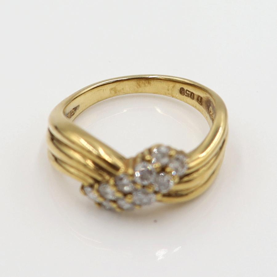 750ダイヤモンドリング　D0.50ct　リングサイズ11号　重量4.85ｇ(石の重量含む)　 (中古)