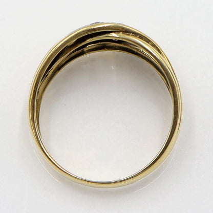 K18/Pt900ダイヤモンドリング　サイズ12号　重量3.46ｇ(石の重量含む)　(中古)