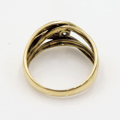 K18/Pt900ダイヤモンドリング　サイズ12号　重量3.46ｇ(石の重量含む)　(中古)