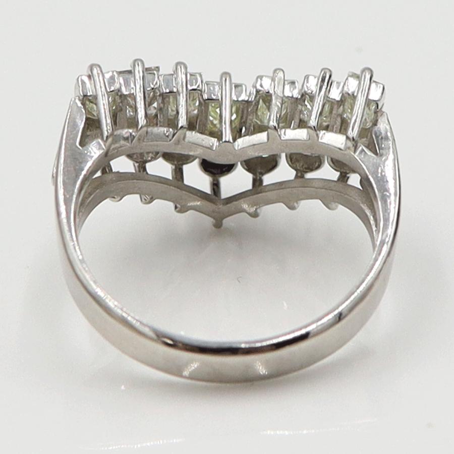 Pt900ダイヤモンドリング　D1.50ct　リングサイズ12号　重量6.81ｇ(石の重量含む)（中古）