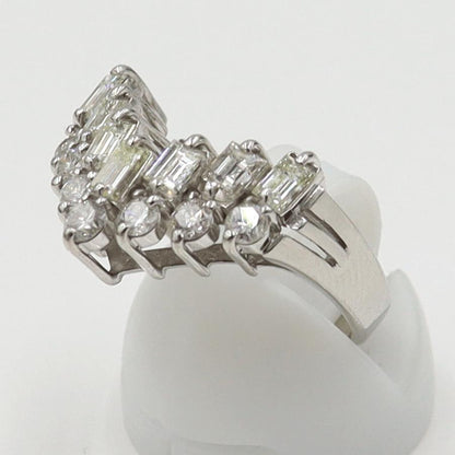 Pt900ダイヤモンドリング　D1.50ct　リングサイズ12号　重量6.81ｇ(石の重量含む)（中古）