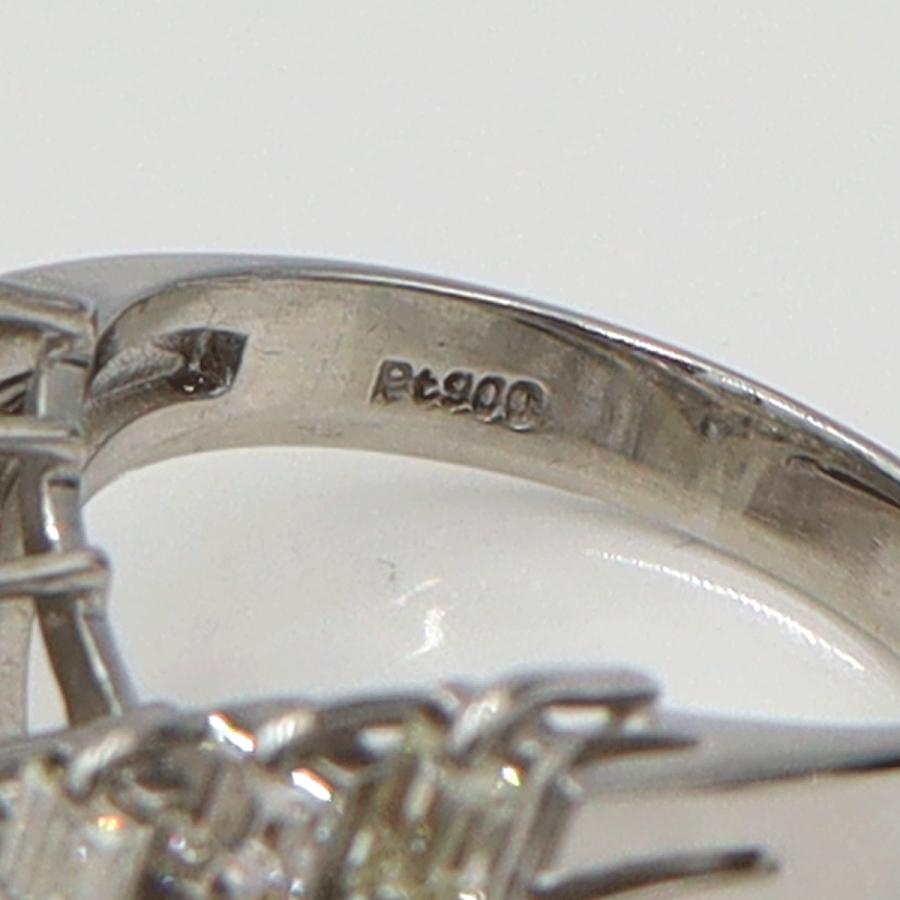 Pt900ダイヤモンドリング　D1.50ct　リングサイズ12号　重量6.81ｇ(石の重量含む)（中古）
