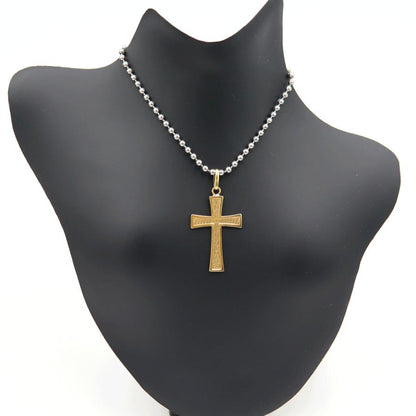 K18クロスペンダントトップ「十字架/クロス」　重量1.66ｇ　レディース（中古）