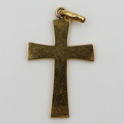 K18クロスペンダントトップ「十字架/クロス」　重量1.66ｇ　レディース（中古）