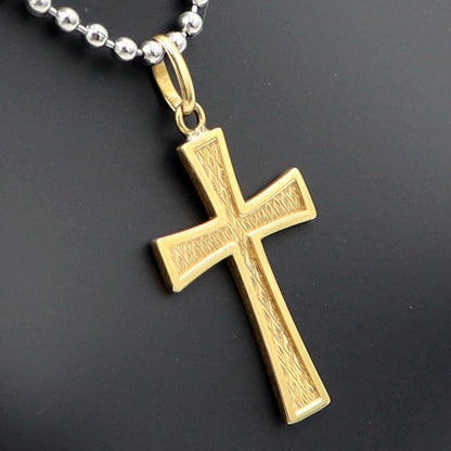 K18クロスペンダントトップ「十字架/クロス」　重量1.66ｇ　レディース（中古）