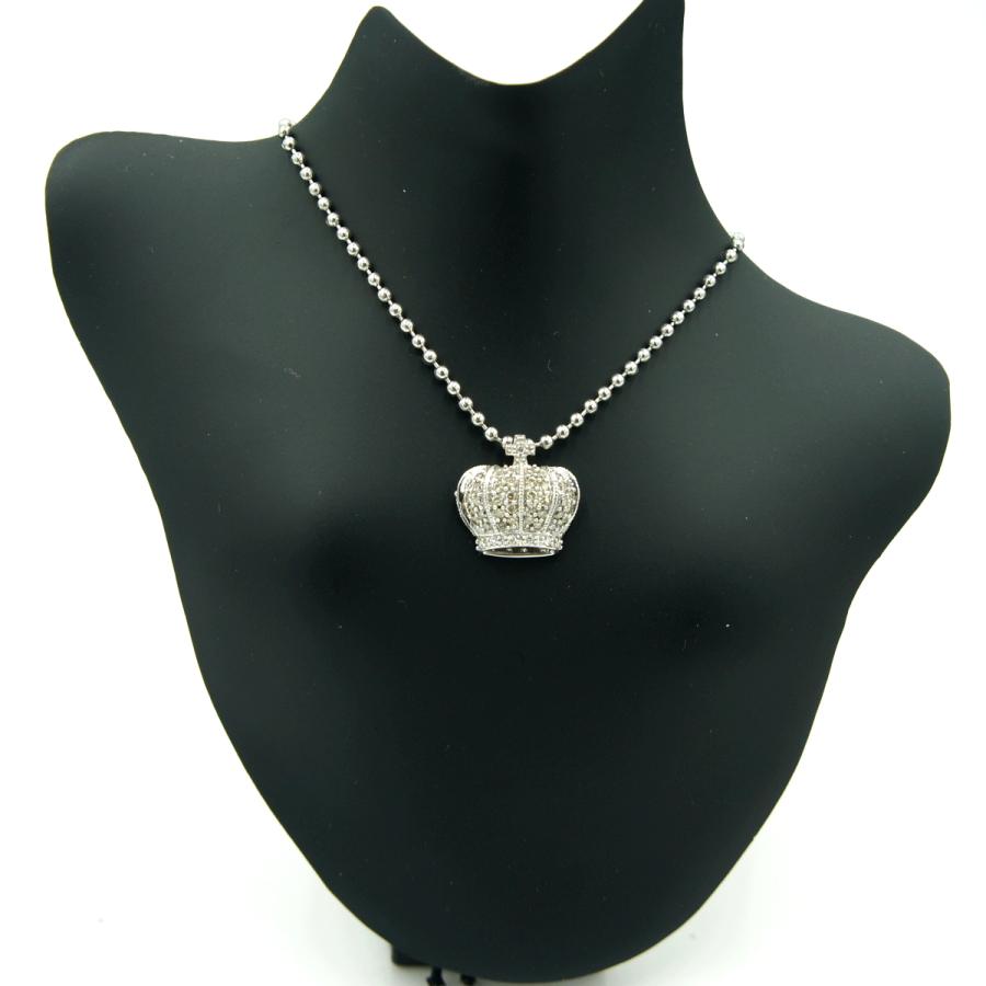 カサハラマスミ(Masumi Kasahara)　K18WGダイヤモンドペンダントトップ　「王冠」　重量2.32ｇ　レディース（中古）