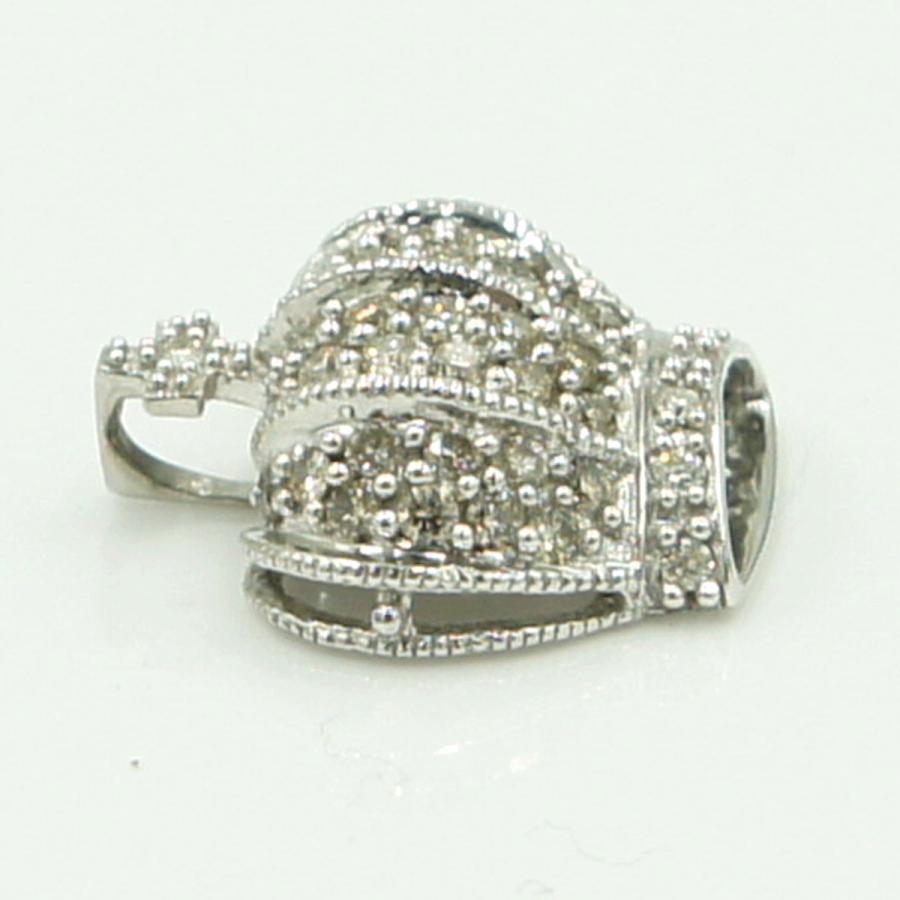 カサハラマスミ(Masumi Kasahara)　K18WGダイヤモンドペンダントトップ　「王冠」　重量2.32ｇ　レディース（中古）