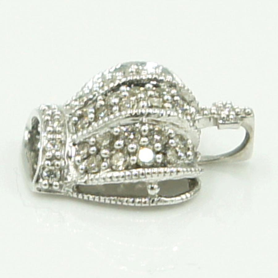 カサハラマスミ(Masumi Kasahara)　K18WGダイヤモンドペンダントトップ　「王冠」　重量2.32ｇ　レディース（中古）