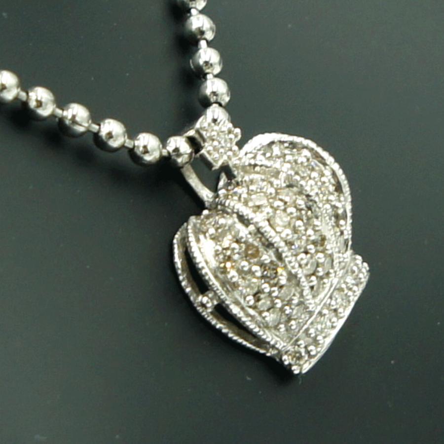 カサハラマスミ(Masumi Kasahara)　K18WGダイヤモンドペンダントトップ　「王冠」　重量2.32ｇ　レディース（中古）