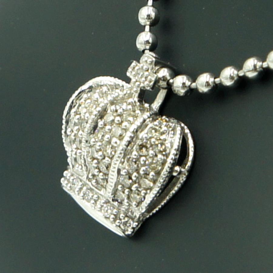 カサハラマスミ(Masumi Kasahara)　K18WGダイヤモンドペンダントトップ　「王冠」　重量2.32ｇ　レディース（中古）