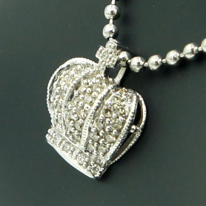 カサハラマスミ(Masumi Kasahara)　K18WGダイヤモンドペンダントトップ　「王冠」　重量2.32ｇ　レディース（中古）