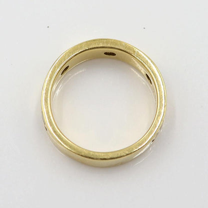 K18ダイヤモンドリング　D0.281ct　リングサイズ11号　重量6.45ｇ(石の重量含む)(中古)