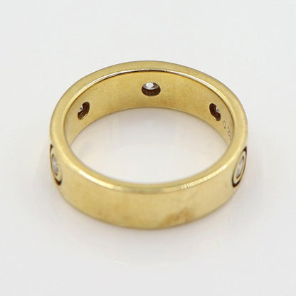 K18ダイヤモンドリング　D0.281ct　リングサイズ11号　重量6.45ｇ(石の重量含む)(中古)