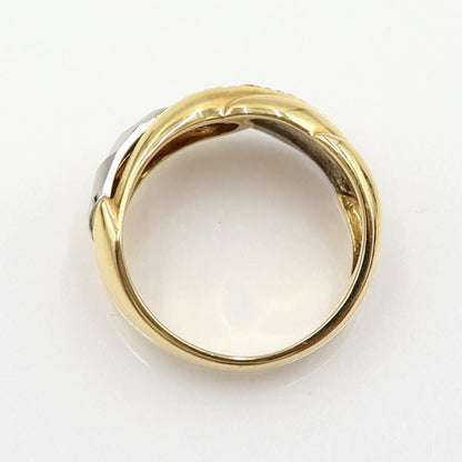 K18/Pt900ダイヤリング　リングサイズ12号　重量5.78ｇ(石の重量含む)  (中古)