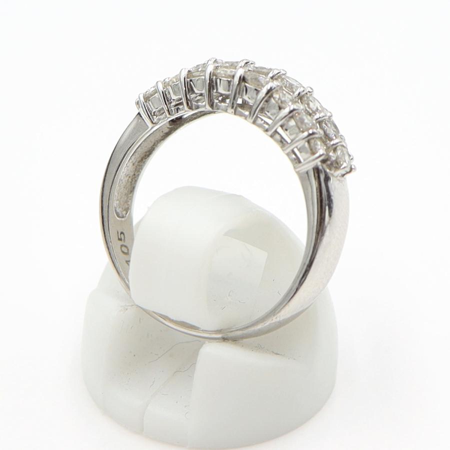 Pt900ダイヤモンドリング D1.05ct　リングサイズ12号　重量6.73ｇ(石の重量含む)(中古)