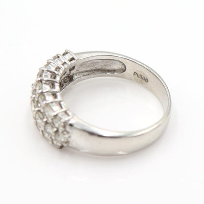 Pt900ダイヤモンドリング D1.05ct　リングサイズ12号　重量6.73ｇ(石の重量含む)(中古)