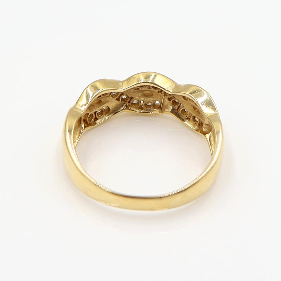 K18ダイヤモンドリング　D0.40ct　リングサイズ12号　重量3.20ｇ(石の重量含む)(中古)