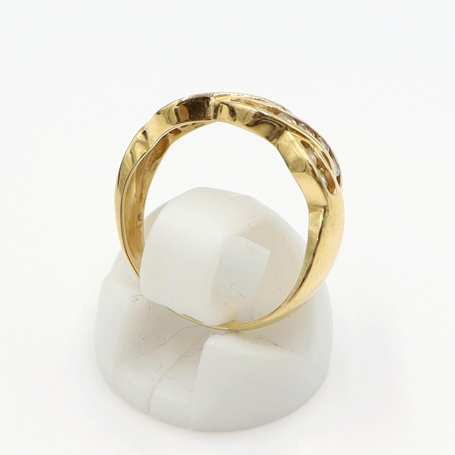 K18ダイヤモンドリング　D0.40ct　リングサイズ12号　重量3.20ｇ(石の重量含む)(中古)