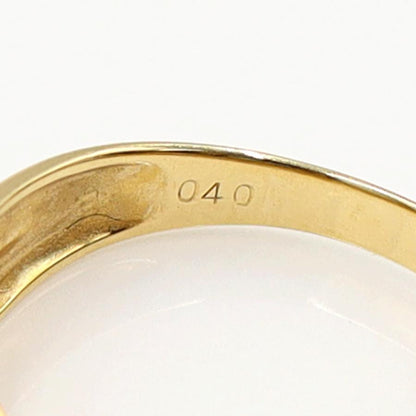 K18ダイヤモンドリング　D0.40ct　リングサイズ12号　重量3.20ｇ(石の重量含む)(中古)