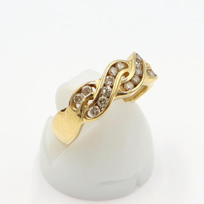 K18ダイヤモンドリング　D0.40ct　リングサイズ12号　重量3.20ｇ(石の重量含む)(中古)