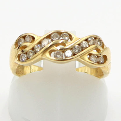 K18ダイヤモンドリング　D0.40ct　リングサイズ12号　重量3.20ｇ(石の重量含む)(中古)