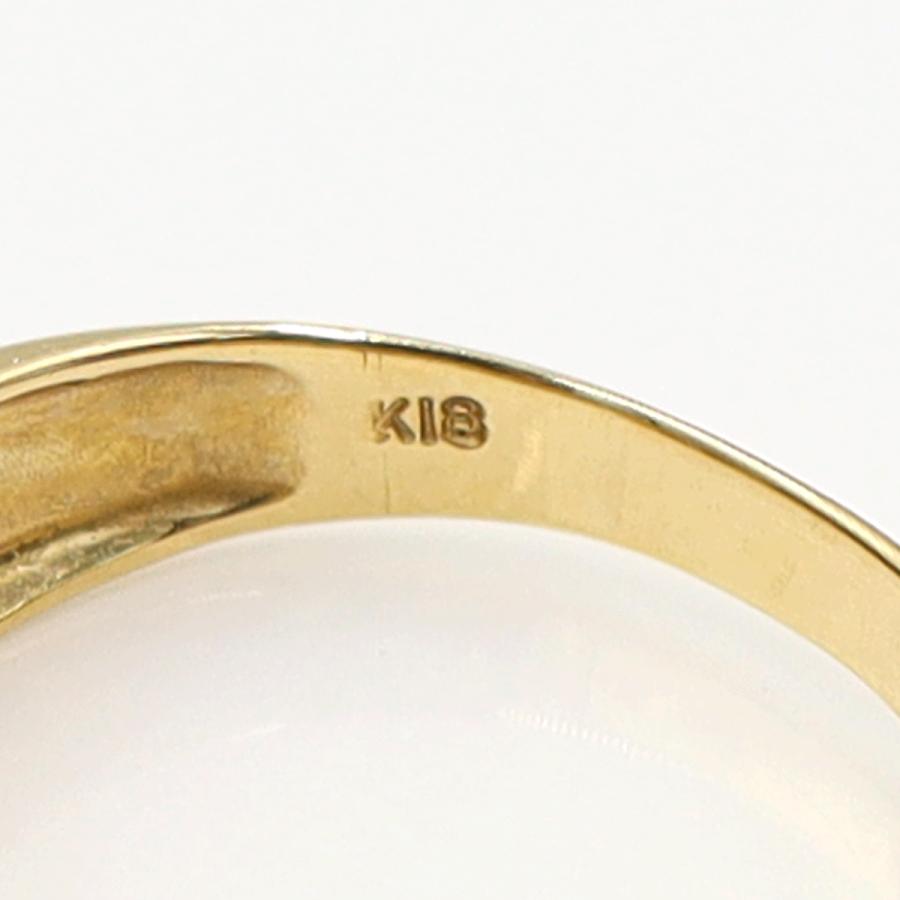 K18ダイヤモンドリング　D0.40ct　リングサイズ12号　重量3.20ｇ(石の重量含む)(中古)