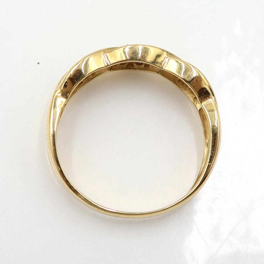 K18ダイヤモンドリング　D0.40ct　リングサイズ12号　重量3.20ｇ(石の重量含む)(中古)