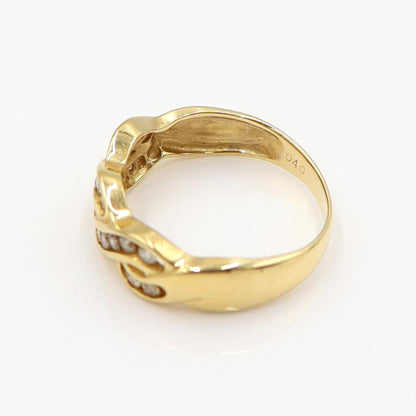 K18ダイヤモンドリング　D0.40ct　リングサイズ12号　重量3.20ｇ(石の重量含む)(中古)