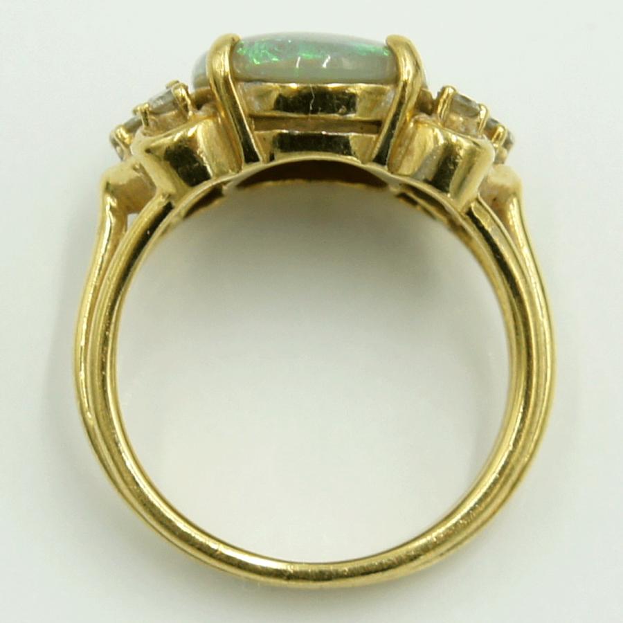 750オパールダイヤモンドリング　OP2.79ct　リングサイズ12号　重量8.29ｇ(石の重量含む)　レディース（中古）