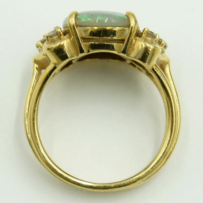 750オパールダイヤモンドリング　OP2.79ct　リングサイズ12号　重量8.29ｇ(石の重量含む)　レディース（中古）