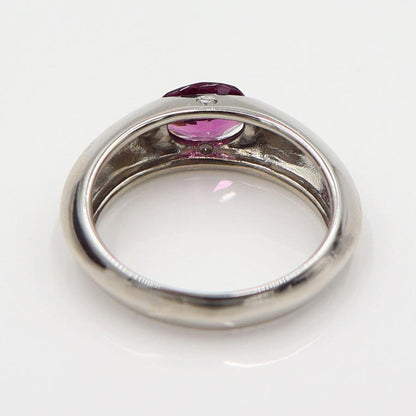 K18WGアメジストリング　D0.04ct　サイズ12号　重量4.63ｇ(石の重量含む) レディース (中古)