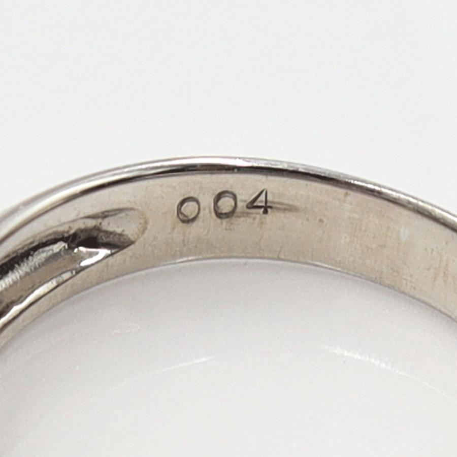 K18WGアメジストリング　D0.04ct　サイズ12号　重量4.63ｇ(石の重量含む) レディース (中古)