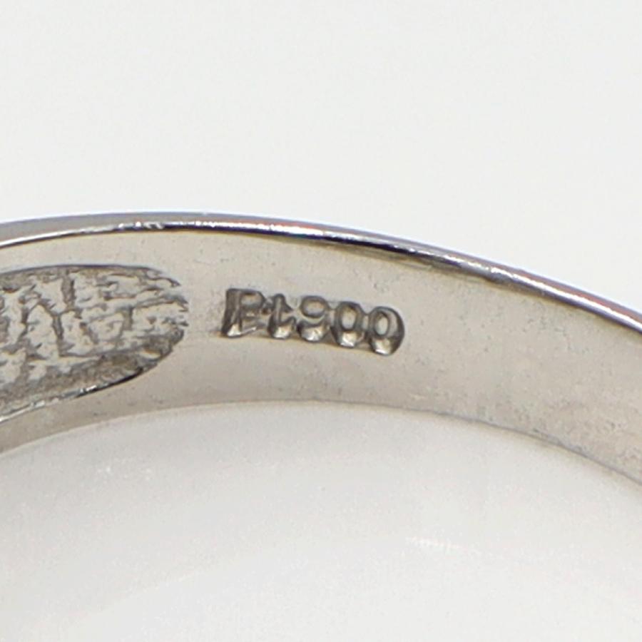 Pt900ダイヤモンドリング　D0.03ct　リングサイズ12号　重量4.43ｇ(石の重量含む)  (中古)