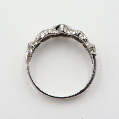 Pt900ダイヤモンドリング　D0.03ct　リングサイズ12号　重量4.43ｇ(石の重量含む)  (中古)