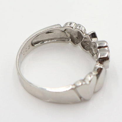 Pt900ダイヤモンドリング　D0.03ct　リングサイズ12号　重量4.43ｇ(石の重量含む)  (中古)