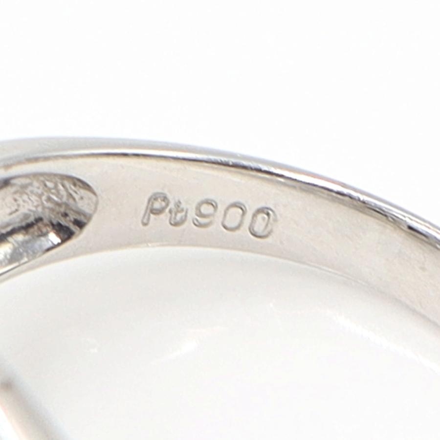 Pt900ラピスラズリリング　8mm　D0.04ct　サイズ12号　重量6.02ｇ(石の重量含む)　レディース(中古)