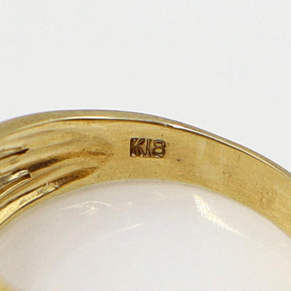 K18サファイアリング　S2.00ct　D0.10ct　リングサイズ14号　重量6.69ｇ(石の重量含む) (中古)